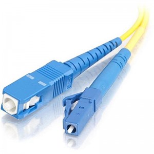 LC/SC Plenum-Rated 9/125 Simplex Single-Mode Fiber Patch Cable