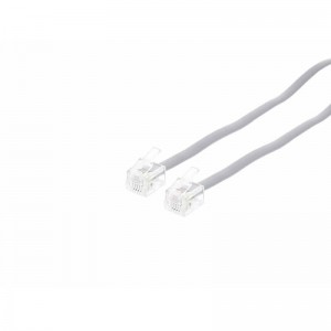 RJ12 6 Conductor Cross Wired Modular Telephone Cable